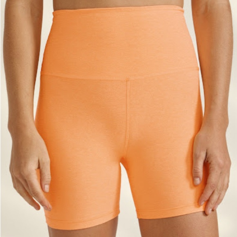 Beyond Yoga Spacedye Keep Pace 5" Biker Short - Marmalade Heather